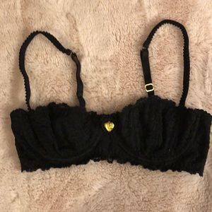H&M lace bra with locket
